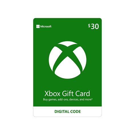 30 Dollar Xbox Gift Card